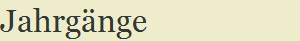 Jahrgnge